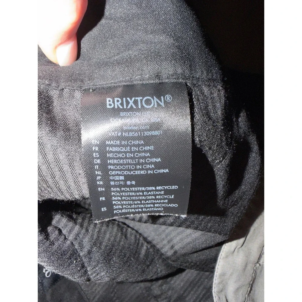 Brixton Crossover Mens Hybrid Shorts Gray Size 33 Chino Board Shorts Stretch A4